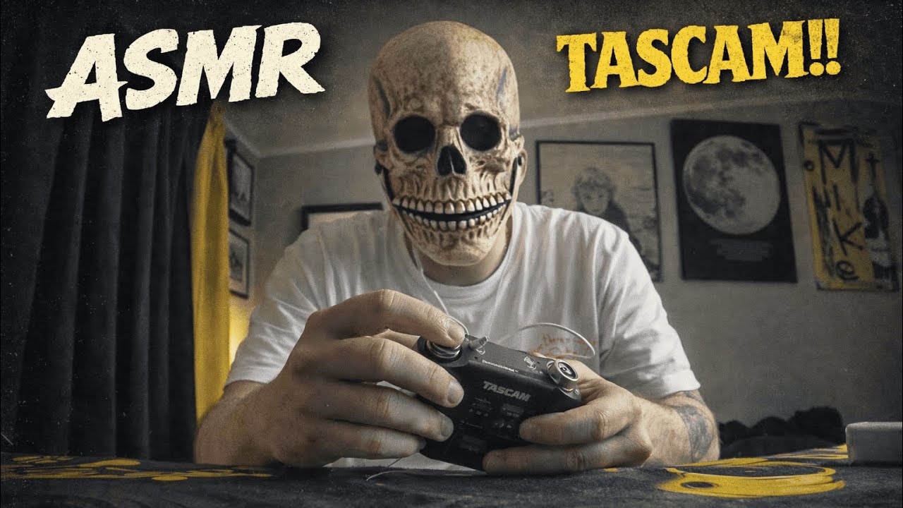 ASMR, Tascam trigger, Brushing, scratching and more (No talking)