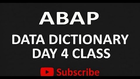 Data Dictionary concepts: Domain, Data Element, Delivery Class, and Size Category.