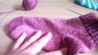 картинка: Как связать носочки крючком (вяжем мысок). How to tie a hook socks (knit toe).