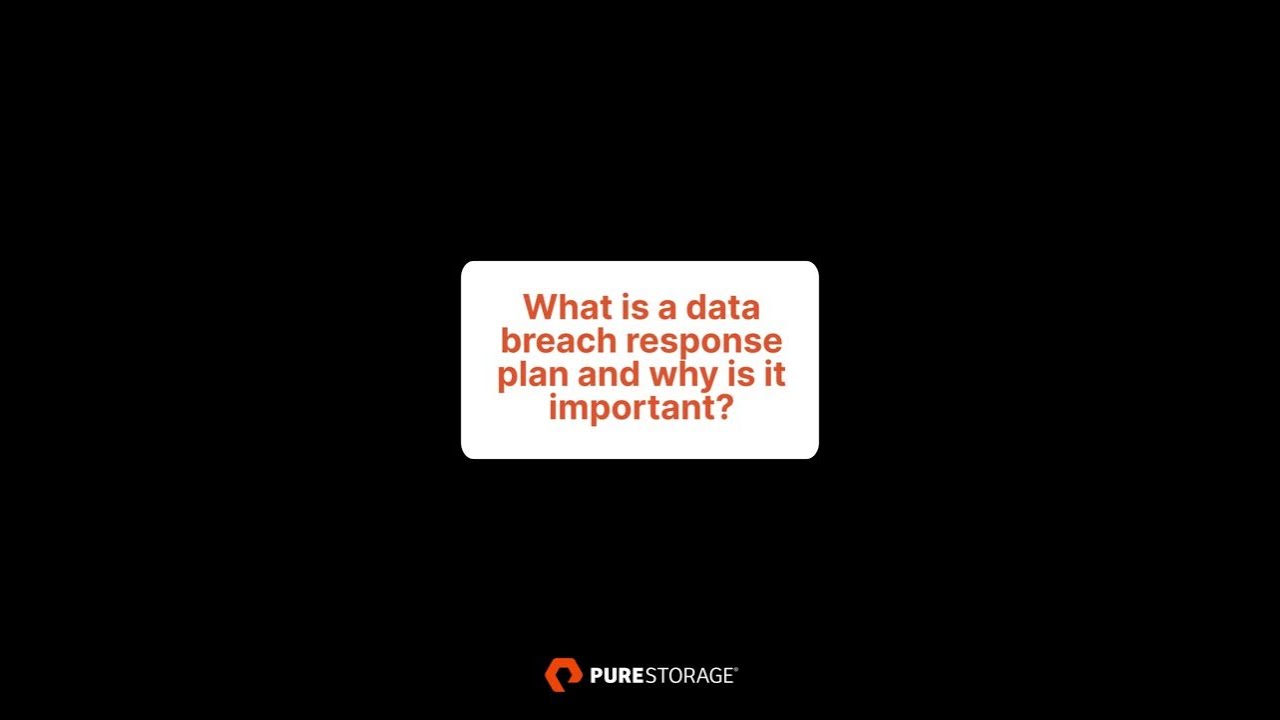 What is a data breach response plan and why is it important?