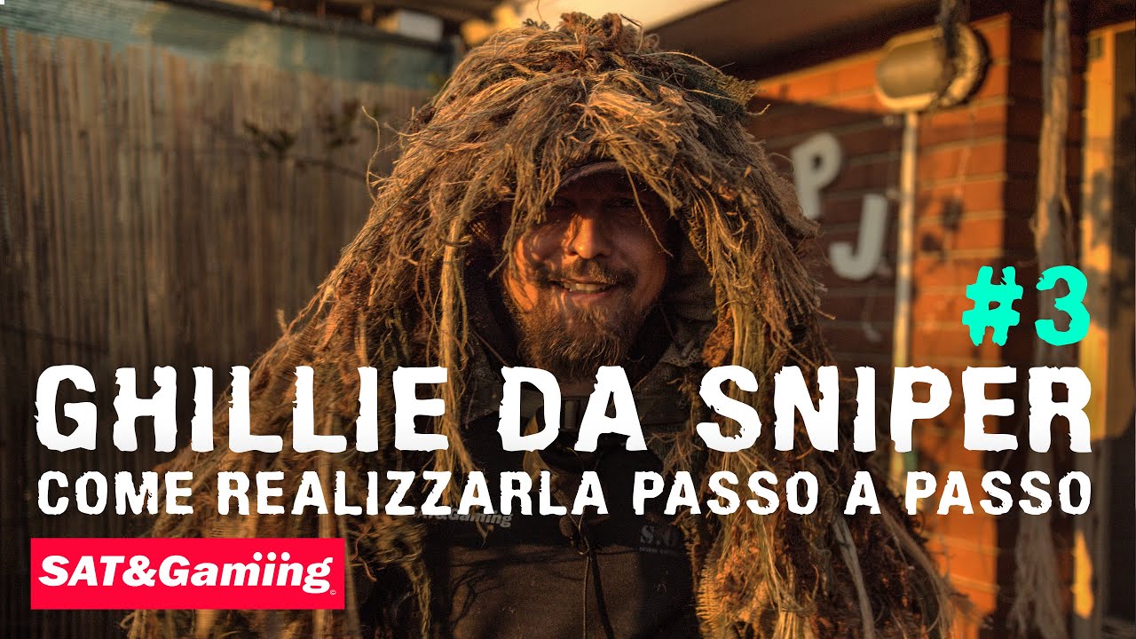 COME REALIZZARE UNA GHILLIE DA SNIPER #3