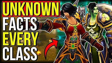UNKNOWN Facts About EVERY Vanilla WoW Class | World of Warcraft