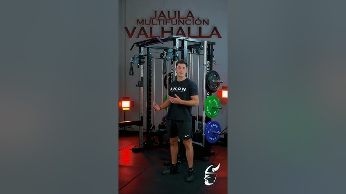 Fitness Tech - Máquina Musculación Multipower - Smith Machine F20 Evolution  - Entrenamiento Completo - Alta Resistencia - 210x232x175 Cm