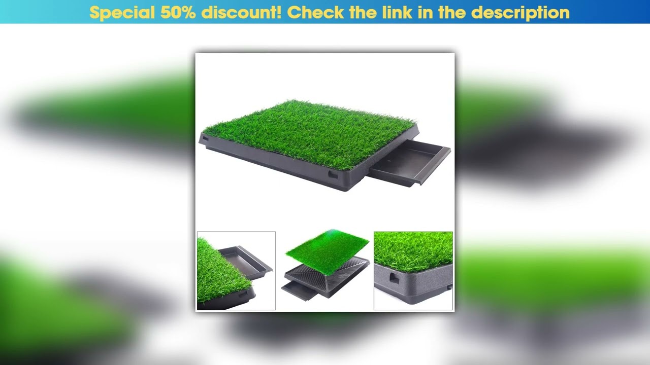 Best Portable Home Training Toilet Pad for Dogs and Cats, Grass Pet Loo Tray, Indoor and Outdoor Po