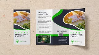 Brochure Design: Brochure - Solar Energy Tri-Fold
