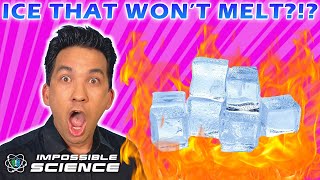Ice That Refuses To Melt In A Microwave! | Impossible Science At Home