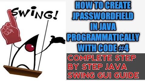 how to use jpassword in java netbeans | Java Swing Tutorial for beginners | Java GUI |#4