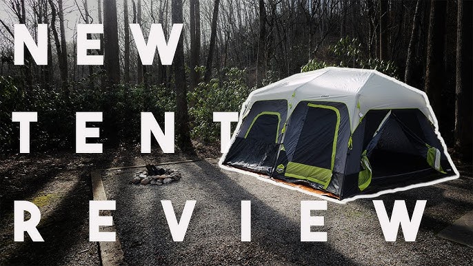 CORE 10 Person Lighted Instant Cabin Tent : : Sports & Outdoors