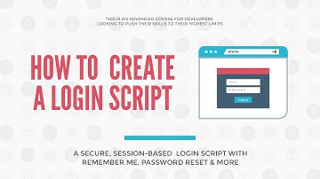 PHP Login and Registration - Full Course