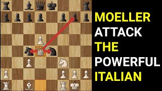 MOELLER ATTACK Stunning!! Trap Of Italian Opening screenshot 4