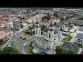 Satu Mare - Centrul Vechi - Catedrala Romano-Catolică - Drona - 4K - Mai 2022