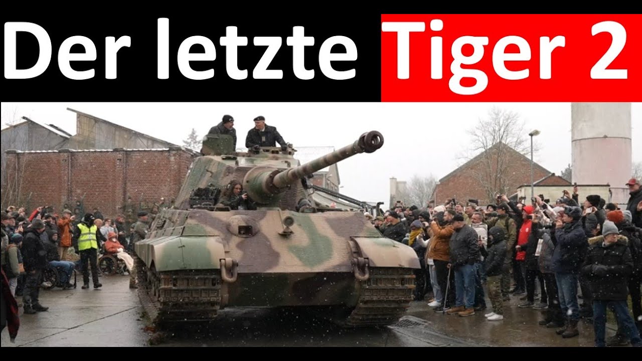 Der letzte fahrbereite Königstiger der Wehrmacht gehört dem französischen Militärmuseum in Saumur
