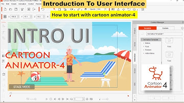Introduction to user interface | cartoon animator-4| INTRO UI