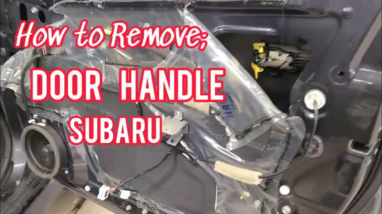 how to Remove door Handle Subaru Car? Paano Tanggalin ang door Handle