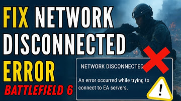 Fix Battlefield 6 “Network Disconnected” Error | EA Server Connection Failed on PC (100% Working)