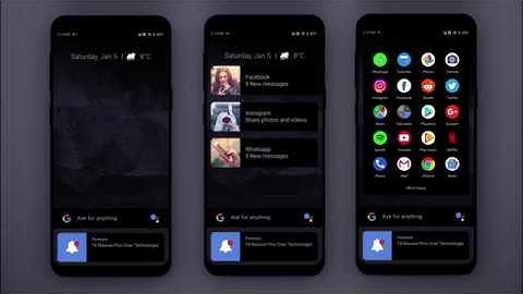 Google Fuchsia Theme for KLWP