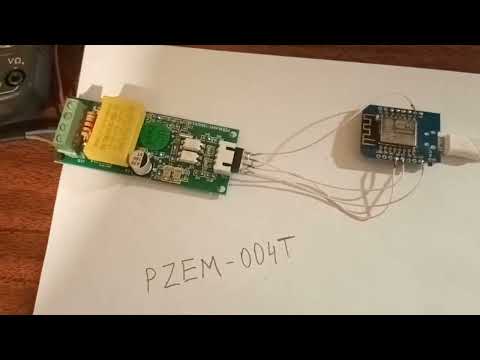 Сличение показаний PZEM-004T по напряжению и току