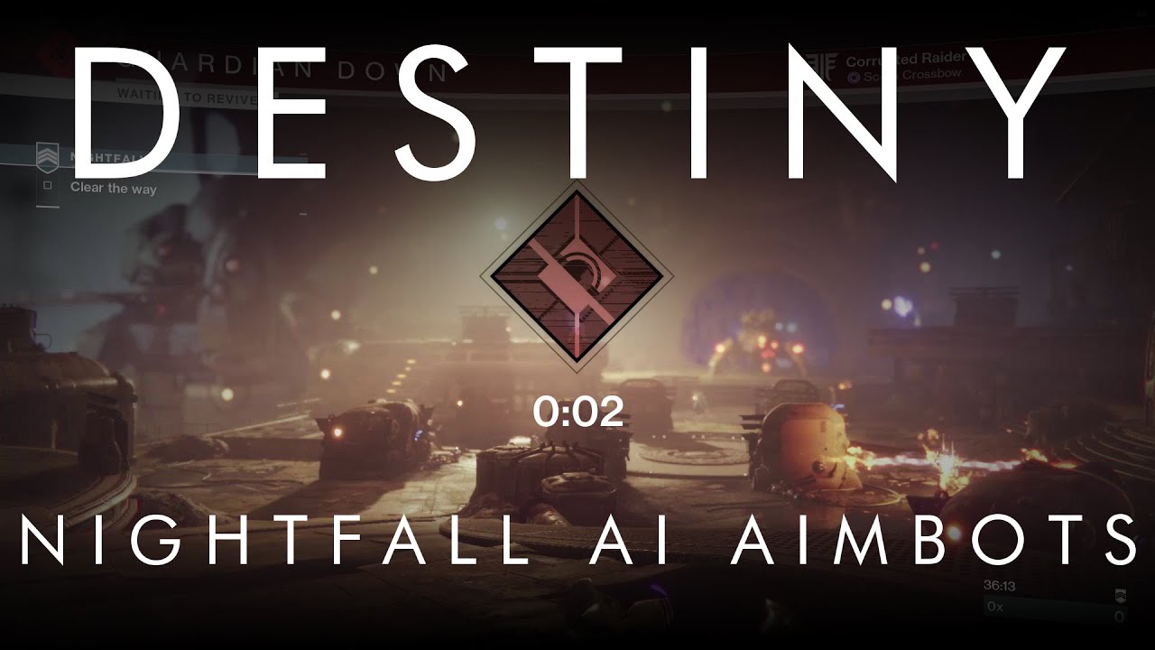 Destiny 2 (PC) Nightfall AI being ridiculous aimbots YouTube