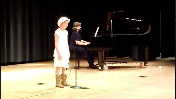 Anna Grace singing, "I Dreamed a Dream," from  Les...