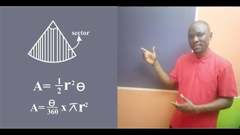 Finding the Area of a Sector given radius and a Central angle.