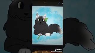 Drawing Every Warrior Cat Day 2 [Cloud Spots]