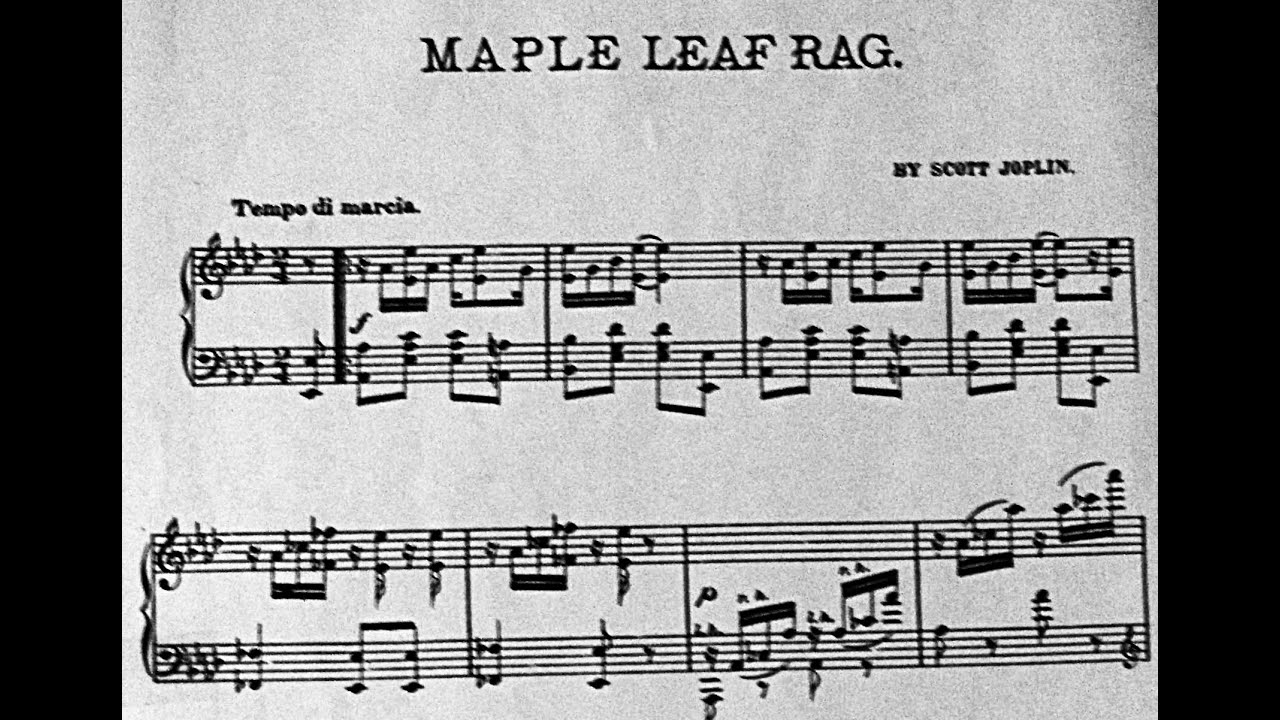 "MAPLE LEAF RAG" (BY SCOTT JOPLIN,PERFORMED BY BRIAN MCCARTHY)