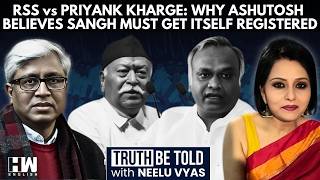 Ashutosh Questions RSS For Not Registering Itself, Supports Priyank Kharge Amid Massive Row