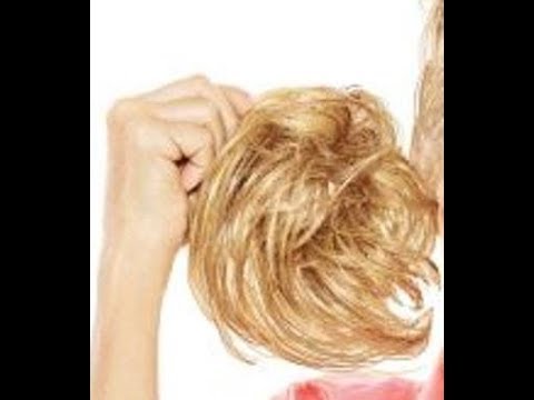 Dressed Up Bun Using Christie Brinkley Hair 2 Wear Youtube