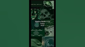 Mattheo Riddle x Y/n Series S1 E7 #mattheoriddlexyn