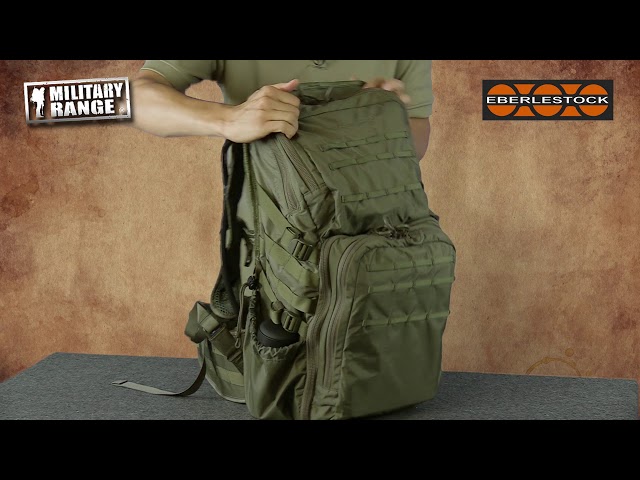 Backpack EBERLESTOCK X41 HISPEED II - Military Range - YouTube