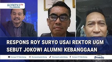 Debat Roy Suryo & David Pajung soal Rektor UGM Sebut Jokowi sebagai Alumni Terbaik Fak Kehutanan