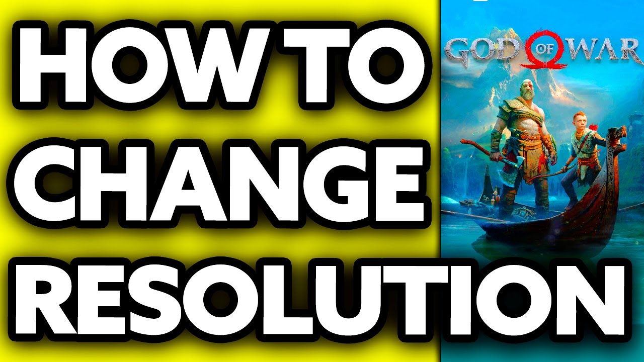 How To Change Resolution in God of War PC (EASY!)