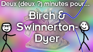 The Birch & Swinnerton-Dyer conjecture - Two (two?) minutes to...