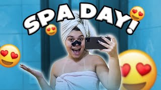 FIZ UM DIA DE SPA SOZINHA EM CASA ??‍♀️