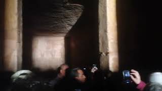 تعامد الشمس علي تمثال رمسيس الثاني في معبد ابوسمبل