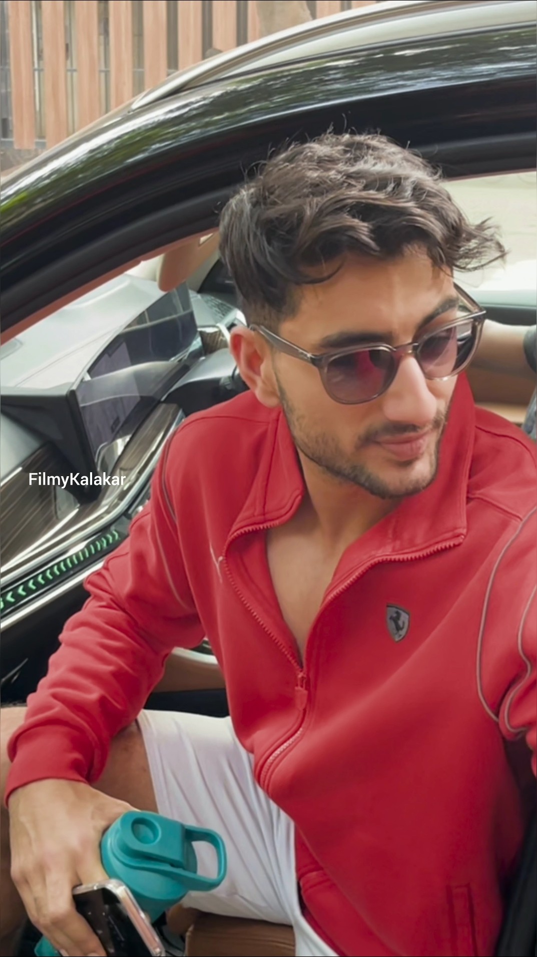 Just a normal day with #ibrahimalikhan is a cool experience ? #filmykalakar