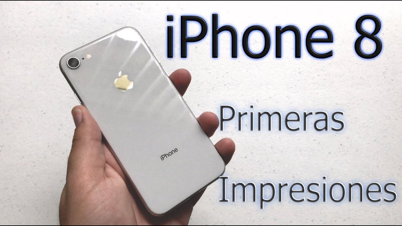 iPhone 8 - Primeras Impresiones y prueba de Carga Inalámbrica - YouTube