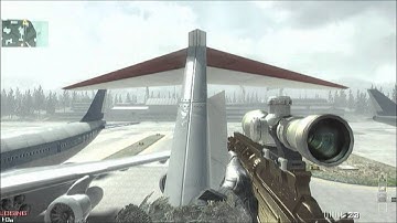 MW3 Glitch-Terminal-How To Get On Tail Of Plane