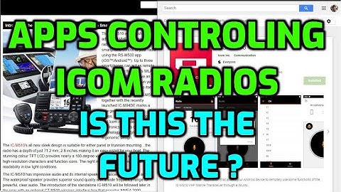 ICOM IC-M510 VHF Marine Radio -PTT Android App