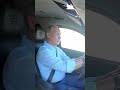 Vladimir Putin driving though Moscow the capital of Russia. Coolest president. 😎
