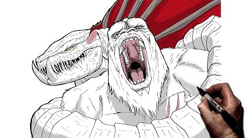 How To Draw Kong vs Warbat | Step By Step | Monsterverse