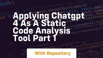 Applying chatgpt 4 as a static code analysis tool part 1