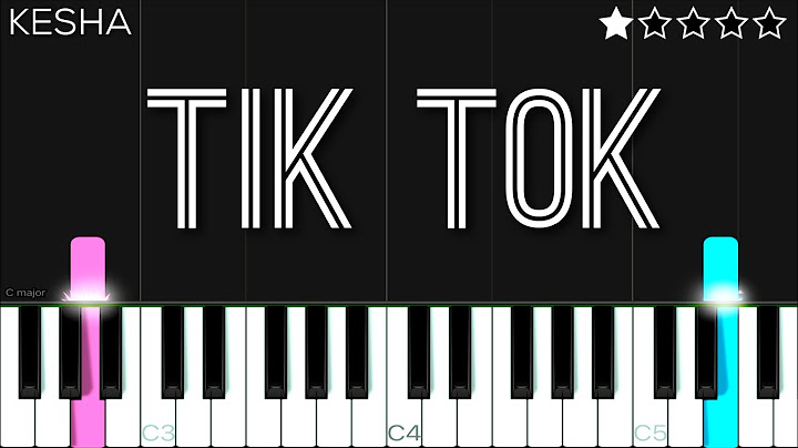 Tik Tok Piano version - Piano performance video thumbnail