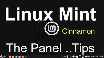 Linux Mint - Cinnamon - Panel Bar Tips.