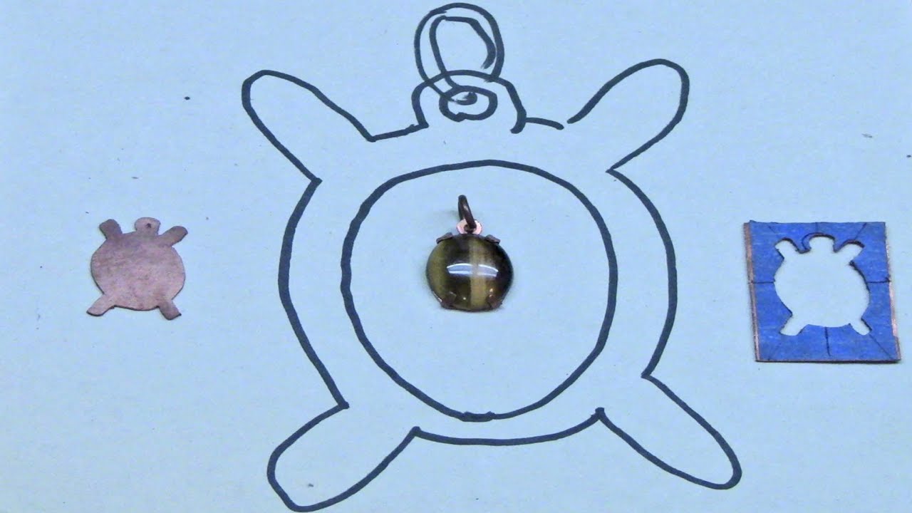 Simple Turtle Setting For Cabochon Stones - YouTube
