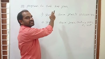 Program to Find a Leap Year in Python | Find the Number is a leap year or Not? | Learn Python Coding