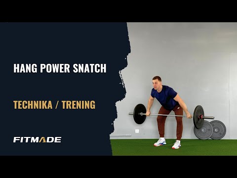 Hang power snatch — technika wideo