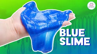 How To Make Blue Slime - Easy Recipe For Glossy Blue Slime