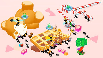 Idle Ants lvl 34 NEW UPDATE!! All Levels Gameplay Android,ios