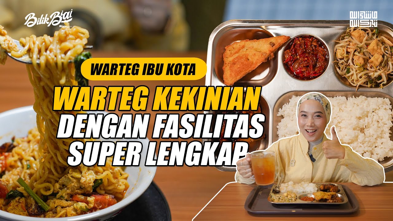 Nyobain Makan di Warteg KEKINIAN, Cuma 10 Ribuan Bisa Bikin Kenyang | Warteg Ibukota